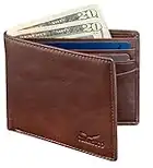 Wallet for Men’s - Genuine Leather Slim Bifold RFID Wallet - Gift for Men Packed in Stylish Gift Box