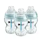 Tommee Tippee Anti-Colic Baby Bottles, Slow Flow Breast-Like Nipple and Unique Anti-Colic Venting System (9oz, 3 Count)
