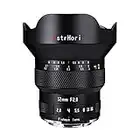 AstrHori 12 mm F2.8 Lente Ojo de pez Manual de Marco Completo 185 ° Lente Ultra Gran Angular para cámaras sin Espejo Canon RF Mount Series EOS RP, EOS R5, EOS R6, EOS R3, EOS R, etc.