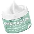 Crema Piedi Urea 40% 150g || Crema Per Piedi e Mani Con Acido Ialuronico, Tea Tree e Aloe Vera Per Un'idratazione Profonda, Rimozione e Ammorbidimento Dei Calli