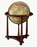 Replogle Globes Illuminated Lafayette Globe, Antique Ocean, 16-Inch Diameter