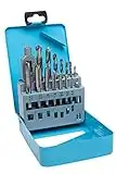 Blue Spot Tools 20512 15PCE Drill and Tap Set (M3-M12) (2.5-10.2mm)