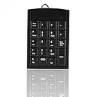 Wired USB Numeric Keypad with 18 Keys Slim Mini Number Pad for Windows 7/8 / 9/10, for LINUX, for Android, for IOS