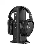 Sennheiser RS 175 Digitaler drahtloser Over-Ear-Kopfhörer - Bassverstärkung und Surround-Sound für Heim- und TV-Entertainment-Systeme, schwarz