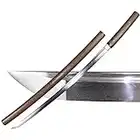 Full Tang Sharp Katana Sword Real Handmade Samurai Sword 41Inch (Pattern Steel Wenge)