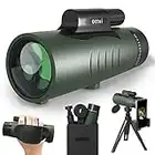 Ottui 12X50 HD Monocular Telescope, BAK4 Prism Monocular for Adults with Smartphone Holder & Tripod, High Power Zoom Telescope Monocular for Bird Watching Hunting Camping Hiking Stargazing Travelling