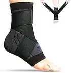 Ankle Brace,Ankle Support Brace,Adjustable Compression Ankle Support For Men And Women Achilles Support (Large)