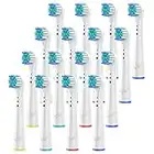 Testine di ricambio per Oral B，Testine per spazzolino di ricambio Braun Oral B ，pulizia profonda ，Compatibile Ricambi spazzolino elettrico (W)