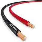 deleyCON 10m (32.81 ft.) Loudspeaker Cable 2x 0.75mm² Speaker Cable CCA Copper-Coated Aluminium 2x24x0.20mm Filaments Polarity Marking - Red/Black