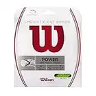 Wilson Synthetic Gut Power Tennis String, Lime, 16-Gauge