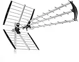 ANFEL SH45/TU-ANTENNA 45 ELEMENTI/Lte 4G PER DIGITALE TERRESTRE UHF HD TV-PRONTA ALL'USO IN SOLI 5 SECONDI