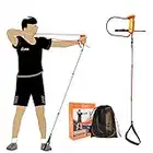 ELONG OUTDOOR Archery Bow Trainer Draw Training Aid Device Strength Stretch Band Exerciser For Recurve Bow Compound Shooting Kids Adults Beginner Experts