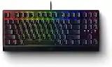 Razer BlackWidow V3 Tenkeyless (Interruptor Amarillo) - Teclado Mecánico Compacto para Juegos (Interruptores Mecánicos Silenciosos, Teclas Totalmente Programables) Diseño US| Negro