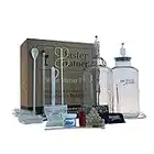 Master Vintner Wine Making Equipment Starter Kit with Plastic Big Mouth Bubbler and Glass Carboy