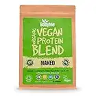 BodyMe Organic Vegan Protein Powder Blend, Naked Natural - Unsweetened, Low Carb, 3 Plant Based Vegan Protein Powder with 24g of Complete Protein, Gluten and GMO Free, 1kg | UK