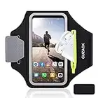 Fascia da Braccio con Borsa Auricolare, Portacellulare per Correre Sweatproof Porta Cellulare da Corsa Sportiva per iPhone 14 Pro Max/14 Pro/13 Pro Max/12 Pro/11 Pro/11/XR/XS/X, Fino a 6,9"