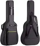 CAHAYA Guitar Bag Gig Bag Padded Backpack Oxford Cloth Water-Resistant with Large Pockets for Guitars (Acoustic Guitar Bag) CY0152