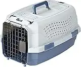 Amazon Basics Two-Door Top-Load Hard-Sided Pet Travel Carrier, 19-Inch