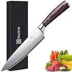 PAUDIN Chef Knife, 8 Inch Kitchen Knife, German High Carbon Stainless Steel Super Sharp Chef's Knives with Ergonomic Handle, Gift Box for Family & Restaurant