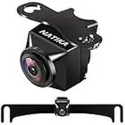 NATIKA Backup/Front View Camera: No Distorted Affect Starlight Night Vision HD Waterproof 960H CVBS/720P AHD Hitch Backup/Reverse/Rear View Camera License Plate for Cars Pickup Trucks SUV RV Van