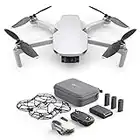 DJI Mavic Mini Combo, drone ultraléger et portable Télécommande, 30 min. Temps de vol, transmission vidéo HD 4 km, cardan 3 axes, 12 MP, vidéo HD 2, 7 K