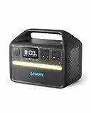 Anker 535 Portable Power Station, 512Wh Portable Generator, 500W 7-Port Outdoor Generator with 2 AC Outlets, 60W USB-C PD Output, LiFePO4 Batteries, LED Light For Camping, RV, Power Outage, and More