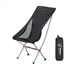 Naturehike Léger Compact Portable De Pêche en Plein Air Pliable De Pêche Chaise De Pliage Pliable Chaise De Plage Chaise De Camping Pliable Siège NH18Y060-Z (Black)