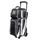 KR Strikeforce Fast Triple Roller Bowling Ball Bag Black/White