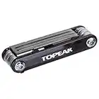 TOPEAK TUBI 11 Llave Multiherramienta Ciclismo, Herramienta para Bicicleta, Negro, 7.6 x 2.7 x 1.7 cm