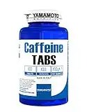 YAMAMOTO NUTRITION, Caffeine TABS 100 Compresse, Integratore Alimentare Pre-Workout con Vitamina B1 e Caffeina, Aumenta la Concentrazione, Senza Glutine e Senza Lattosio