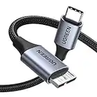 UGREEN Cavo USB C a Micro USB 3.0, Cavo USB Tipo C Disco Rigido Esterno Compatibile con Custodia per Disco Rigido USB 3.0 (1 m)