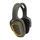 Elgin Rampage Bluetooth Hearing Protection Headphones, OSHA Compliant 25 dB Noise Reduction Safety Ear Muffs with Noise Cancelling Mic, 40+ Hour Battery, Ear Pro for Work, Lawn Mowing, Construction