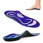 Plantar Fasciitis Insoles, Orthotic Arch Support Insoles for Flat Feet, Feet Pain, Foot Valgus, Over Pronation, Comfort Sport Inserts for Women Men