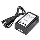 DSstyles RC B3 Pro Compact Balance Charger for 2S 3S 7.4V 11.1V Lithium LiPo Battery US Plug