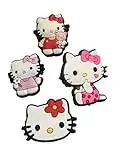 4 Hello Kitty Shoe Charms For Crocs & Jibbitz Wristbands