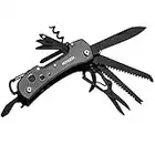 HONZIN Swiss Style Multi Function Pocket Knife - for Every Day use Including Outdoor Survival Fishing