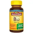 Nature Made Vitamin B12 1000 mcg, Dietary Supplement For Energy Metabolism Support, 75 Time Release Tablets, 75 Day Supply