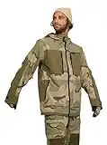 Burton Mens Frostner Jacket, Barren Camo/Keef, Medium