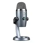 Blue Yeti Nano Microfono USB Premium per Registrazione, Streaming, Gaming, Podcast su PC e Mac, Mic a Condensatore, Effetti Blue VO!CE, Cardioide e Omni, Monitoraggio Senza Latenza - Grigio