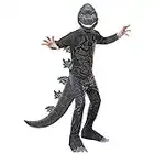 nezababy Dinosaur Costume Kids the Monsters Cosplay Jumpsuit Tail With Mask Child 3-14 Years (Medium)