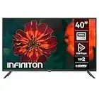 Television LED 40" INFINITON INTV-40BA130 Full HD (USB, HDMI, Modo Hotel, Reproductor/Grabador USB)