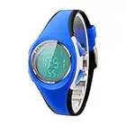 universel Montre Enfant Garon Fille Adolescent Digitale Outdoor Sport Multifonction tanche LED Lumire Alarme Calendrier Date avec Bande Montre (Blue)