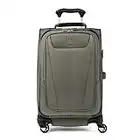 Travelpro Maxlite 5 Softside Expandable Luggage with 4 Spinner Wheels, Lightweight Suitcase, Men and Women, Slate Green, Carry-on 21-Inch, Maxlite 5 Softside Expandable Spinner Wheel Luggage
