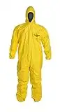 Tychem QC Chemical Protection Coveralls With Hood By Dupont, Sizes Medium To 4XL (XL)