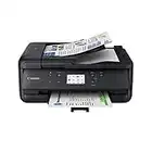 Canon PIXMA TR7620 Wireless Home Ofﬁce All-in-One Inkjet Printer with ADF, Black (4452C003)