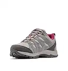 Columbia REDMOND III WATERPROOF, Zapatillas de Senderismo y Trekking para Mujer, Gris (Ti Titanium/Red Onion), 39 EU