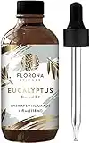 Florona Eucalyptus Essential Oil 100% Pure & Natural - 4 fl oz, Therapeutic Grade for Hair, Face & Skin Care,Diffuser Aromatherapy