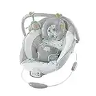 Ingenuity, Soothing Baby Bouncer Chair with Soothing Vibrating Infant Seat, Morrison - 8 Melodies, Removable Toy Bar with 2 Plush Toys, Volume Control, 3-Point Harness, Newborn 0-6 Months