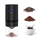 Portable Electric Burr Coffee Grinder,Mcbazel Electric Rechargeable Mini Coffee Grinder with Multiple Grinding Settings-Black