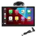 Monitor Touchscreen da 7" per Lettore Wireless Apple Carplayer e Android Auto Lettore multimediale autoradio a Due Altoparlanti Integrato con Bluetooth Mirror Link cruscotto o Parabrezza Montato